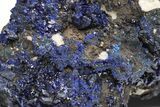Sparkling Azurite Crystal Cluster - Liufengshan Mine, China #217715-2